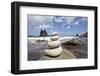 Tower of Stones at Playa De Benijo, Tenerife-Uwe Merkel-Framed Photographic Print