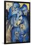 Tower of the Blue Horses, 1913 (Postcard to Else Lasker-Schueler)-Franz Marc-Framed Giclee Print