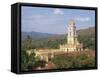 Tower of the Church and Convent of St. Francis of Assisi, Trinidad, Cuba, West Indies-Harding Robert-Framed Stretched Canvas