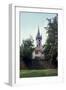 Tower of the Church of St. James the Greater in Policka, Eastern Bohemia, Czech Republic-null-Framed Photographic Print