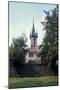 Tower of the Church of St. James the Greater in Policka, Eastern Bohemia, Czech Republic-null-Mounted Photographic Print