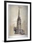 Tower of the Church of St Matthew, Great Peter Street, Westminster, London, 1850-Day & Son-Framed Giclee Print