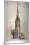 Tower of the Church of St Matthew, Great Peter Street, Westminster, London, 1850-Day & Son-Mounted Giclee Print