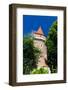 Tower of the City Fortification in Krakow in Poland-mychadre77-Framed Photographic Print