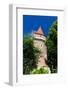 Tower of the City Fortification in Krakow in Poland-mychadre77-Framed Photographic Print