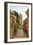 Tower of the Hours, castle remains in the gorgeous medieval hilltop walled village, Pals, Baix Empo-Eleanor Scriven-Framed Photographic Print