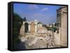 Tower of the Winds and Roman Agora, Athens, Greece-Hans Peter Merten-Framed Stretched Canvas