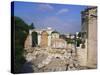 Tower of the Winds and Roman Agora, Athens, Greece-Hans Peter Merten-Stretched Canvas