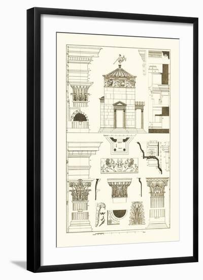 Tower of the Winds and Stoa of Hadrian-J. Buhlmann-Framed Art Print