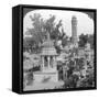 Tower of Victory Amd Royal Cenotaphs, Chittaurgarh, India, 1904-Underwood & Underwood-Framed Stretched Canvas