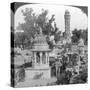 Tower of Victory Amd Royal Cenotaphs, Chittaurgarh, India, 1904-Underwood & Underwood-Stretched Canvas