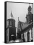 Tower of Wawel Castle-John Phillips-Framed Stretched Canvas