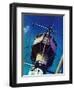 "Tower on Battleship," March 9, 1940-Arthur C. Radebaugh-Framed Giclee Print