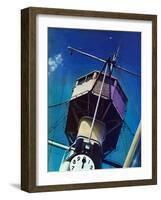 "Tower on Battleship," March 9, 1940-Arthur C. Radebaugh-Framed Giclee Print