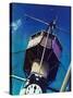 "Tower on Battleship," March 9, 1940-Arthur C. Radebaugh-Stretched Canvas