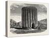 Tower on the Site of the Ancient Raghes, Persia (Believed to Be the Tomb of a Mogul King)-null-Stretched Canvas