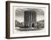 Tower on the Site of the Ancient Raghes, Persia (Believed to Be the Tomb of a Mogul King)-null-Framed Giclee Print