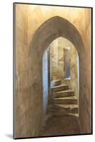 Tower staircase, Castel del Monte, Andria, Italy-Jim Engelbrecht-Mounted Photographic Print