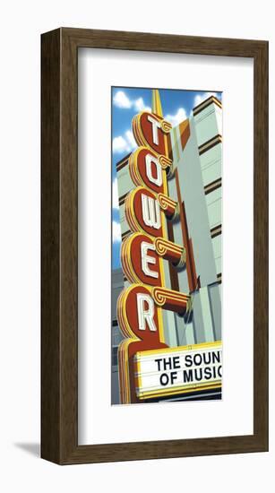 Tower Theater-Anthony Ross-Framed Art Print