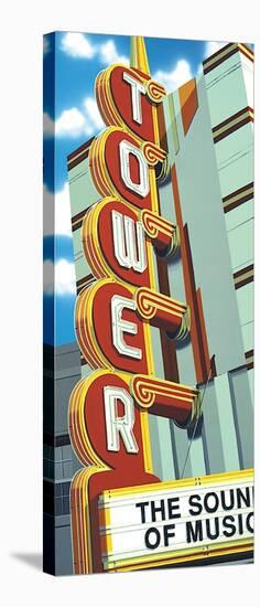 Tower Theater-Anthony Ross-Stretched Canvas