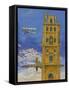 Tower with a Plaine-Fernando Aznar Cenamor-Framed Stretched Canvas