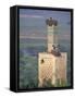 Tower With Birds and Bird Nests, Morocco-Merrill Images-Framed Stretched Canvas