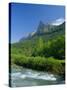 Towering Cliffs Above the River Arazas, Ordesa National Park, Huesca, Aragon, Spain-Ruth Tomlinson-Stretched Canvas