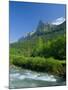 Towering Cliffs Above the River Arazas, Ordesa National Park, Huesca, Aragon, Spain-Ruth Tomlinson-Mounted Photographic Print