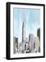 Towering Over Buildings I-Isabelle Z-Framed Art Print
