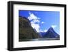 Towering Peaks and Narrow Gorge of Milford Sound on the South Island of New Zealand-Paul Dymond-Framed Photographic Print