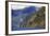 Towering Peaks and Narrow Gorge of Milford Sound on the South Island of New Zealand-Paul Dymond-Framed Photographic Print