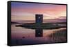 Towering Sunset-Michael Blanchette Photography-Framed Stretched Canvas