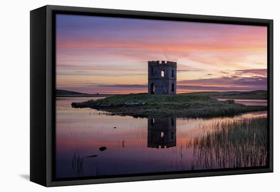 Towering Sunset-Michael Blanchette Photography-Framed Stretched Canvas