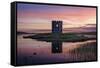 Towering Sunset-Michael Blanchette Photography-Framed Stretched Canvas