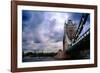 Towering Tower Bridge, London, UK-George Oze-Framed Photographic Print