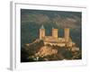 Towers and Fortifications of the Chateau De Foix, in the Midi Pyrenees, France, Europe-Tony Gervis-Framed Photographic Print