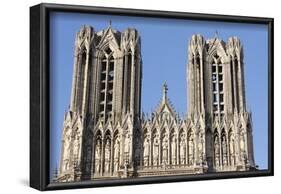 Towers and Kings' Gallery, Reims Cathedral, Reims, Marne, France-Godong-Framed Photographic Print