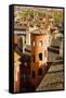 Towers and Roofs in Old Lyon-Massimo Borchi-Framed Stretched Canvas