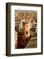 Towers and Roofs in Old Lyon-Massimo Borchi-Framed Photographic Print