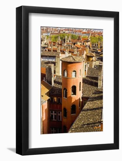 Towers and Roofs in Old Lyon-Massimo Borchi-Framed Photographic Print