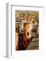 Towers and Roofs in Old Lyon-Massimo Borchi-Framed Photographic Print