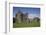 Towers and Wall Inside Llansteffan Castle, Llansteffan, Carmarthenshire, Wales, United Kingdom-Julian Pottage-Framed Photographic Print