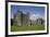 Towers and Wall Inside Llansteffan Castle, Llansteffan, Carmarthenshire, Wales, United Kingdom-Julian Pottage-Framed Photographic Print