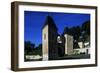 Towers at Entrance of Chateau De Medan-null-Framed Giclee Print