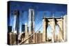 Towers City Bridge-Philippe Hugonnard-Stretched Canvas