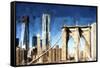 Towers City Bridge-Philippe Hugonnard-Framed Stretched Canvas