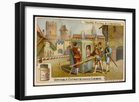 Towers Erected at Strategic Locations Formed Part of the Defences of Medieval Towns-null-Framed Art Print