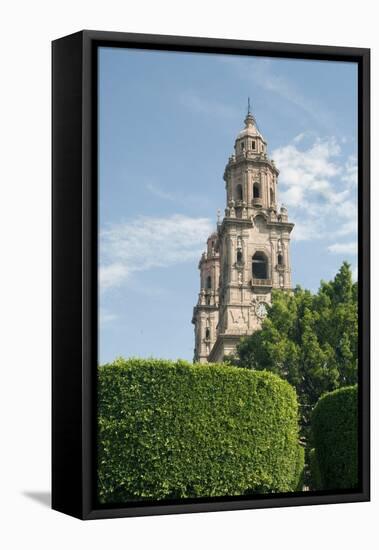 Towers of Baroque Cathedral-null-Framed Stretched Canvas