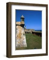Towers of El Morro Fort Old San Juan Puerto Rico-George Oze-Framed Photographic Print