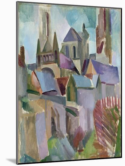 Towers of Laon, 1912-Robert Delaunay-Mounted Giclee Print